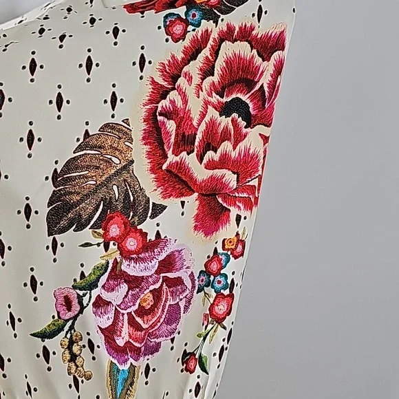 FARM Rio Anthropologie Diana Peasant Pullover Top XL - Picture 14 of 14